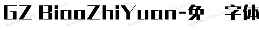 GZ BiaoZhiYuan字体转换